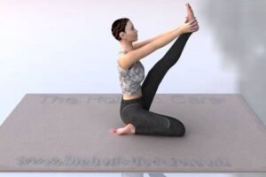 Postura de la Garza (Heron Pose Yoga)